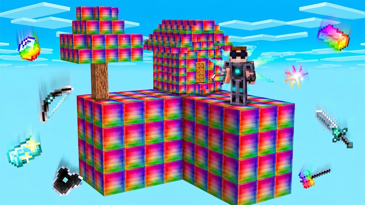 PAT BAUT eine AVARITIA INSEL in Minecraft! background