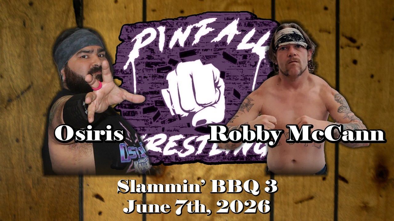 Pinfall Wrestling | Robby McCann vs. Osiris background