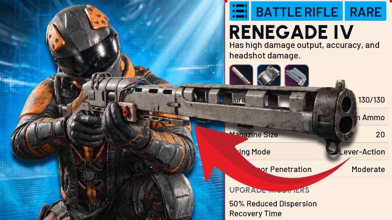 NEW S-tier SEMI-RIFFLE RENEGADE HIPFIRE LEVER ACTION | PvP + Looting | ARC RAIDERS background