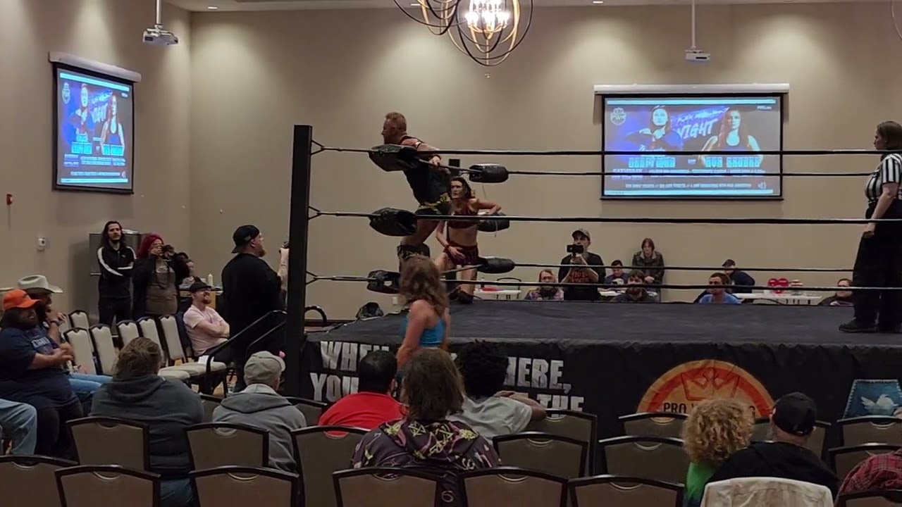 Ava Brooks vs Karter Cauffman - PWK Ladies Night 5/23/26 background