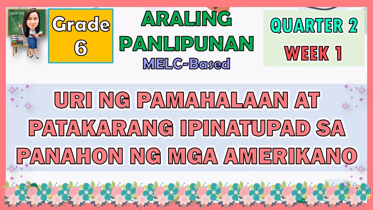 ARALING PANLIPUNAN 6 - QUARTER 2