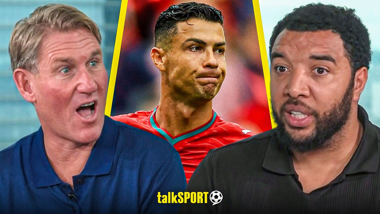 "NOT THE ANSWER!" talkSPORT DEBATE if Cristiano Ronaldo should START for Portugal at the World Cup! background