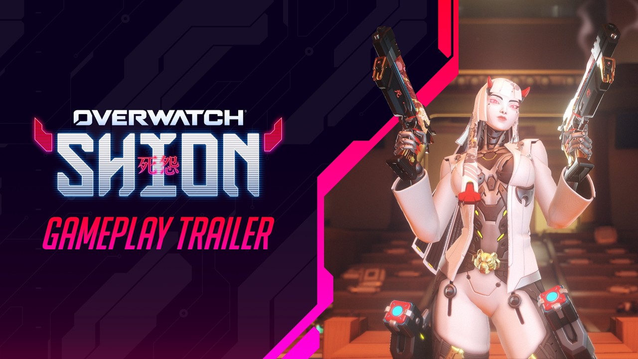 Shion | New Hero Gameplay Trailer | Overwatch background