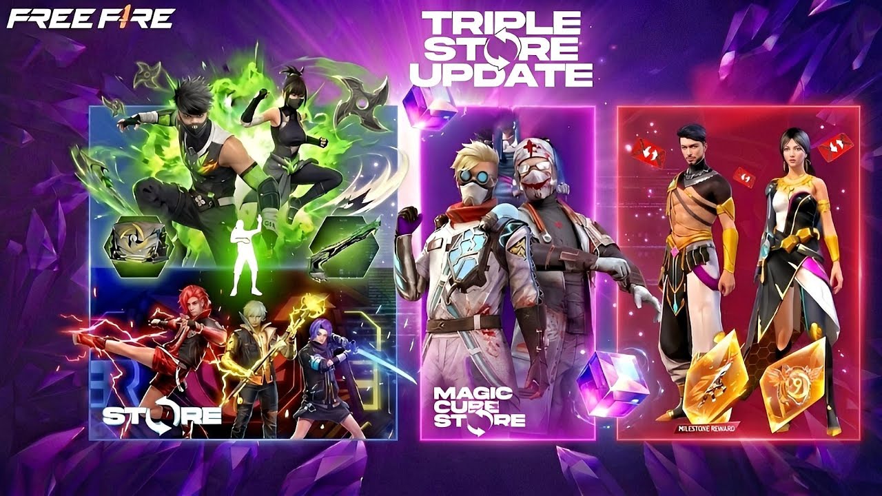 OB54 Triple Store Update đ€Żđ„l Free Fire New Event l Ff New Event l OB54 Update Free Fire