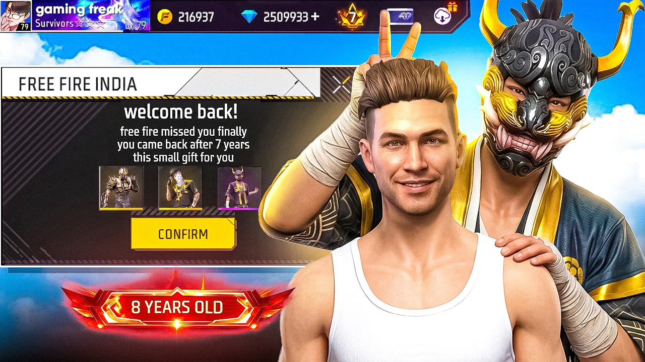After 8 Years, I Finally Got My 2017 Rare Golden Free Fire ID Back! π±