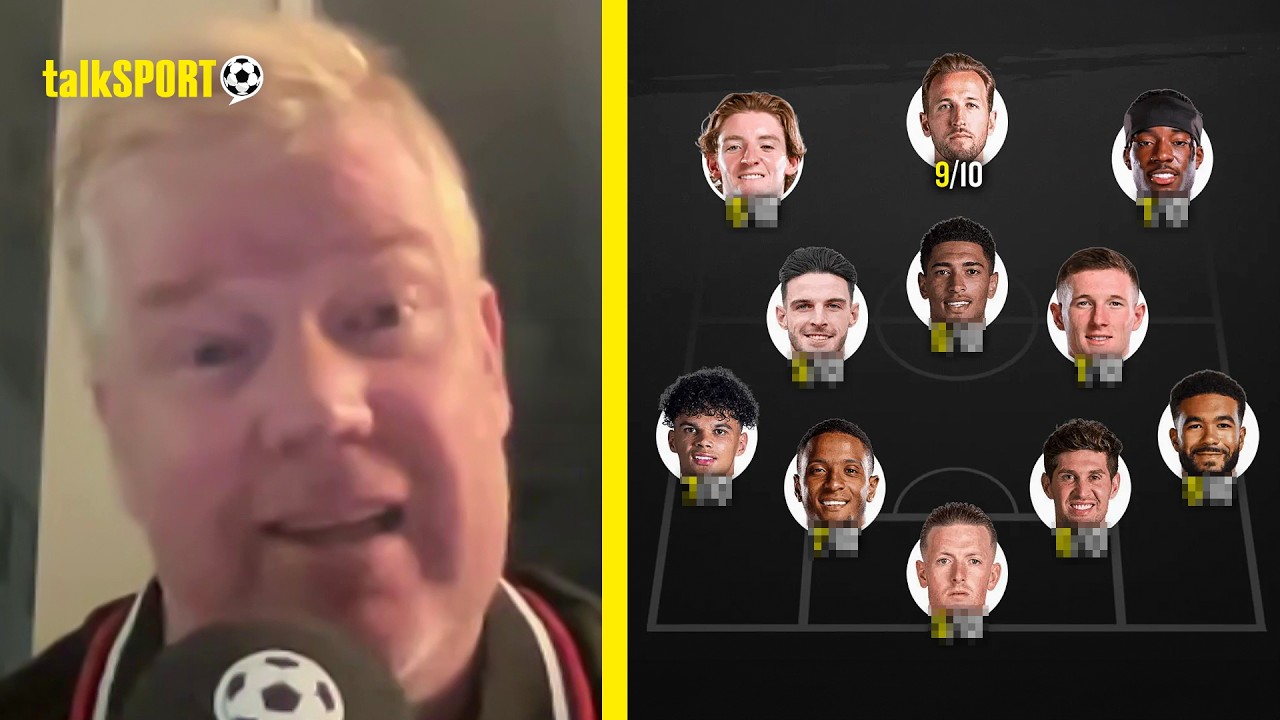 WHO GOT 5/10?! Adrian Durham UNDER FIRE for BRUTAL England Player Ratings After World Cup Opener! background