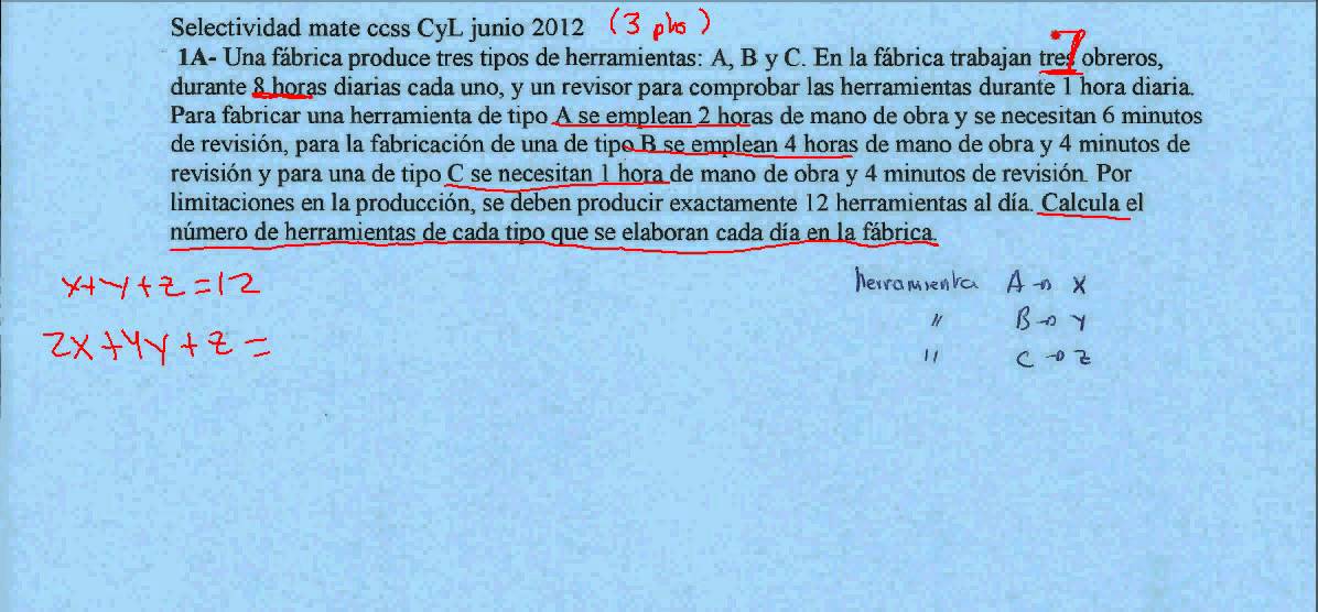 Pau CyL Junio 2012 Matemáticas aplicadas a las ciencais sociales