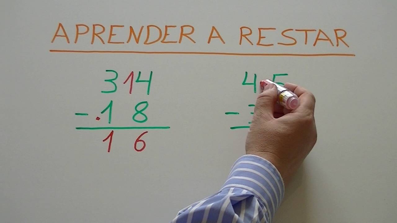 Restas llevando, con llevada o prestando