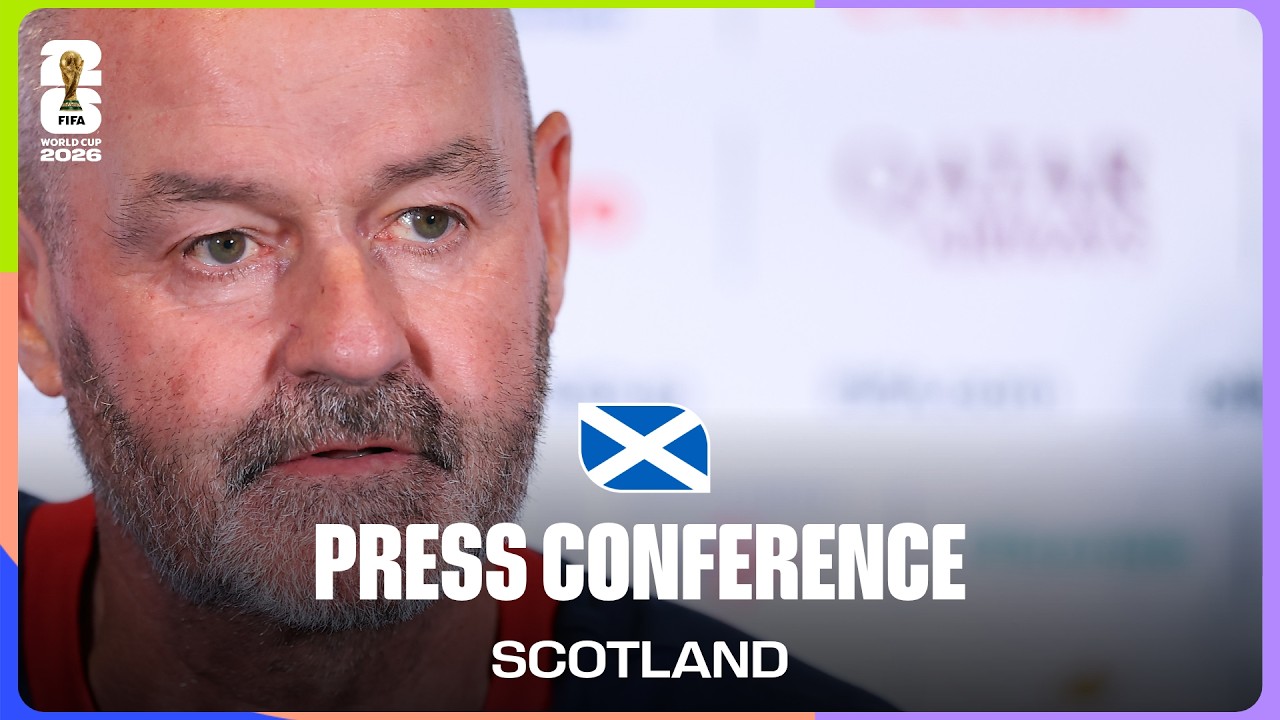 Scotland On Playing Morocco | Coach Steve Clarke Answers Questions From The Press background