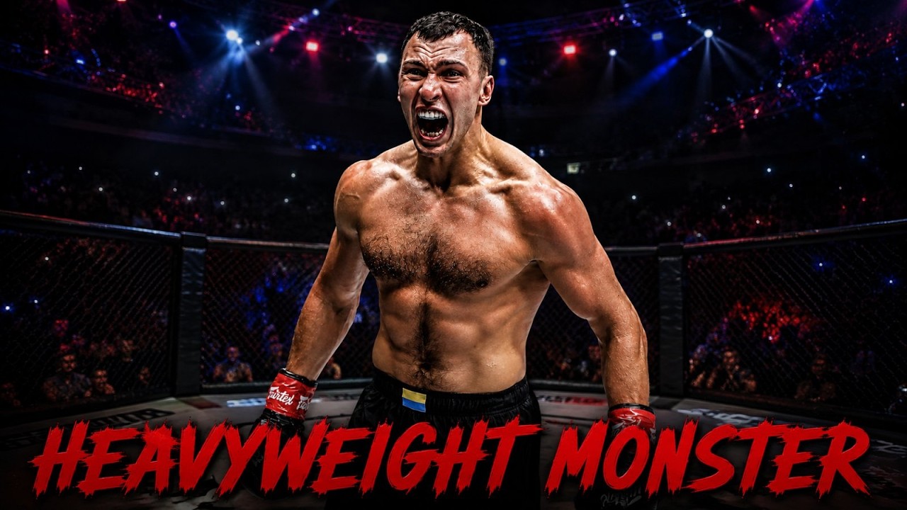 Brutal Ukrainian Giant With Devastating Knockout Power | Roman Kryklia background