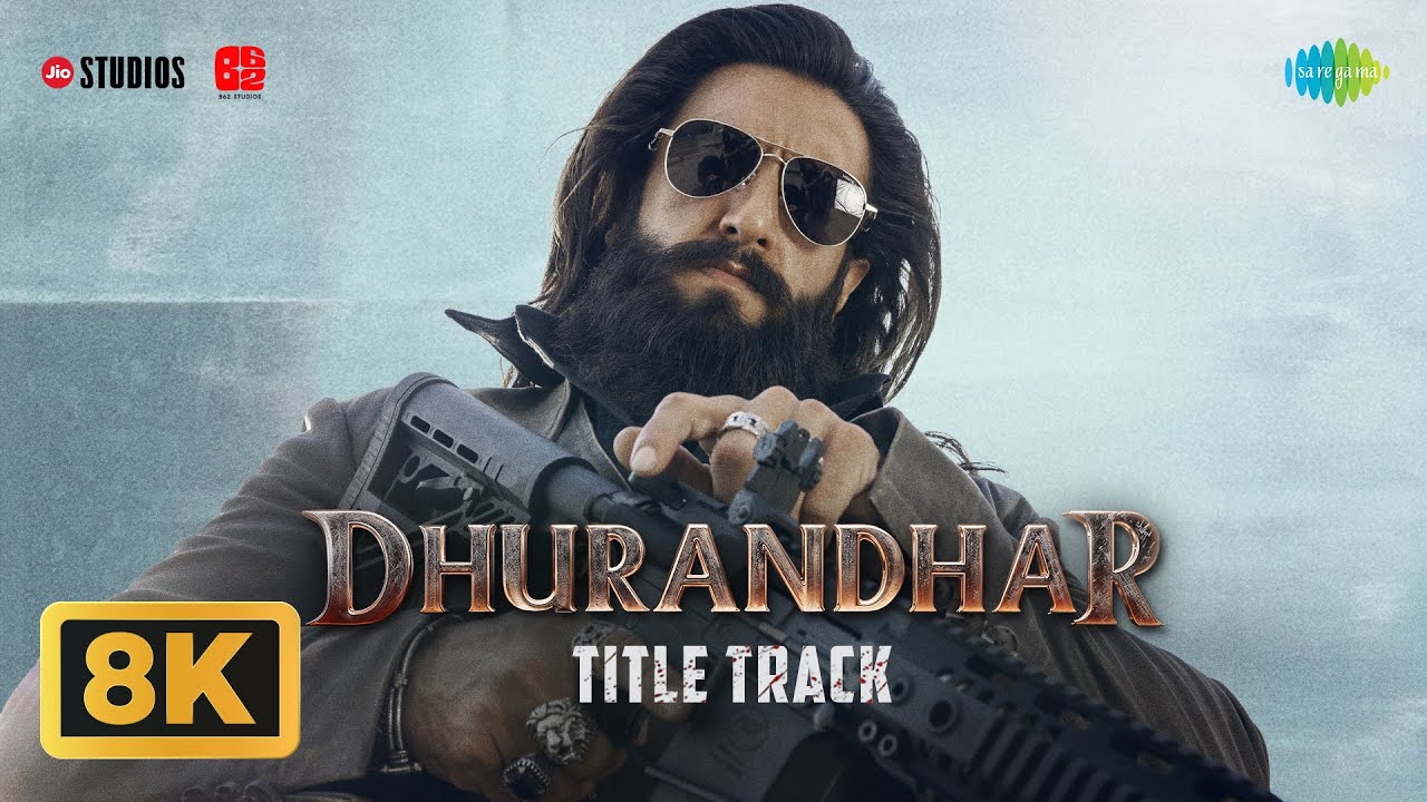 Dhurandhar - Title Track - 8K Video | Ranveer Singh, Shashwat Sachdev, Hanumankind, Jasmine Sandlas background