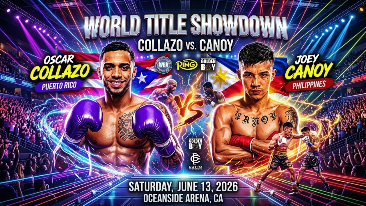 Oscar Collazo vs. Joey Canoy- Southpaw Battle in California!
