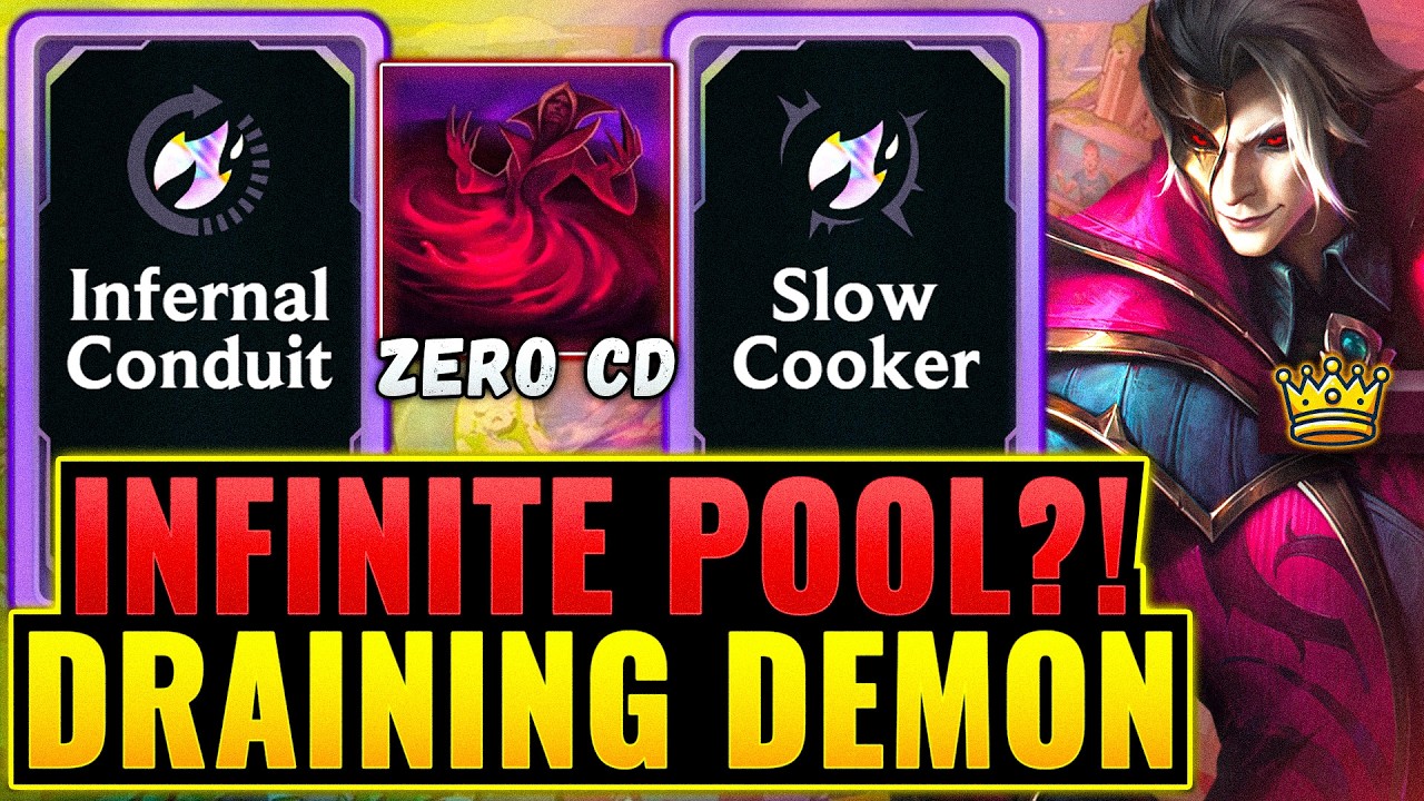 Insane Infinite Pool Tech: 8 Burns w/ OP CDR Augment Synergy | League Arena Gameplay