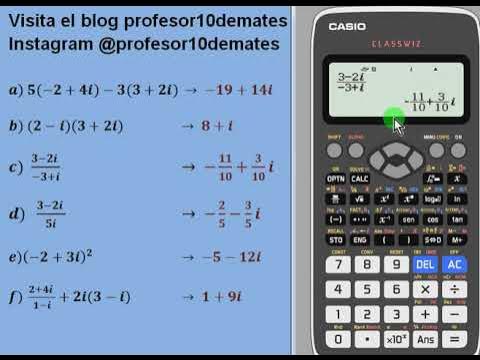 Calculadora casio manual matemáticas