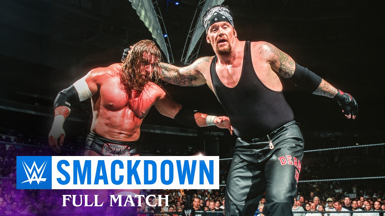 FULL MATCH: Triple H vs. The Undertaker & Kurt Angle: SmackDown, June 13, 2002 background