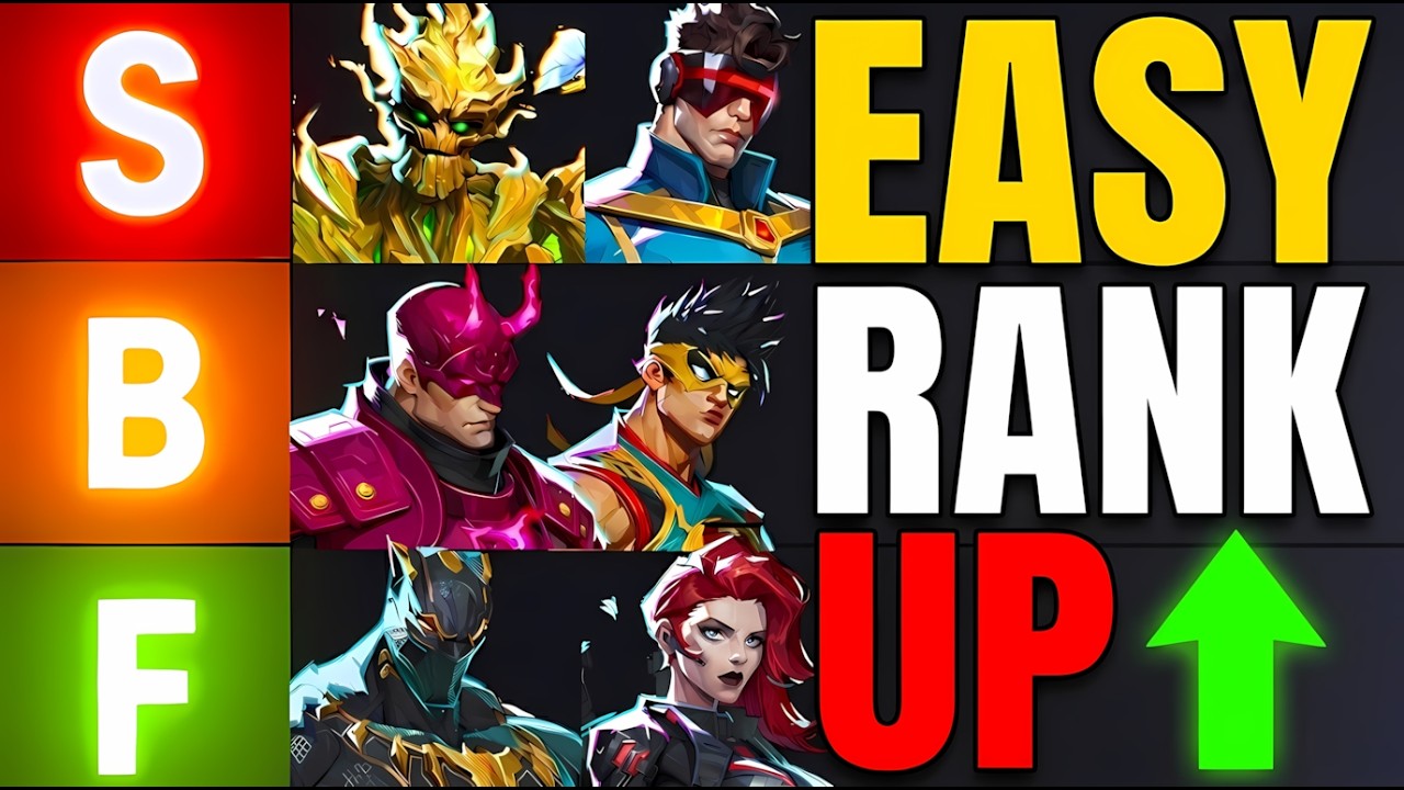 The Marvel Rivals Season 8.5 CARRY Tier List - RANK UP FAST background