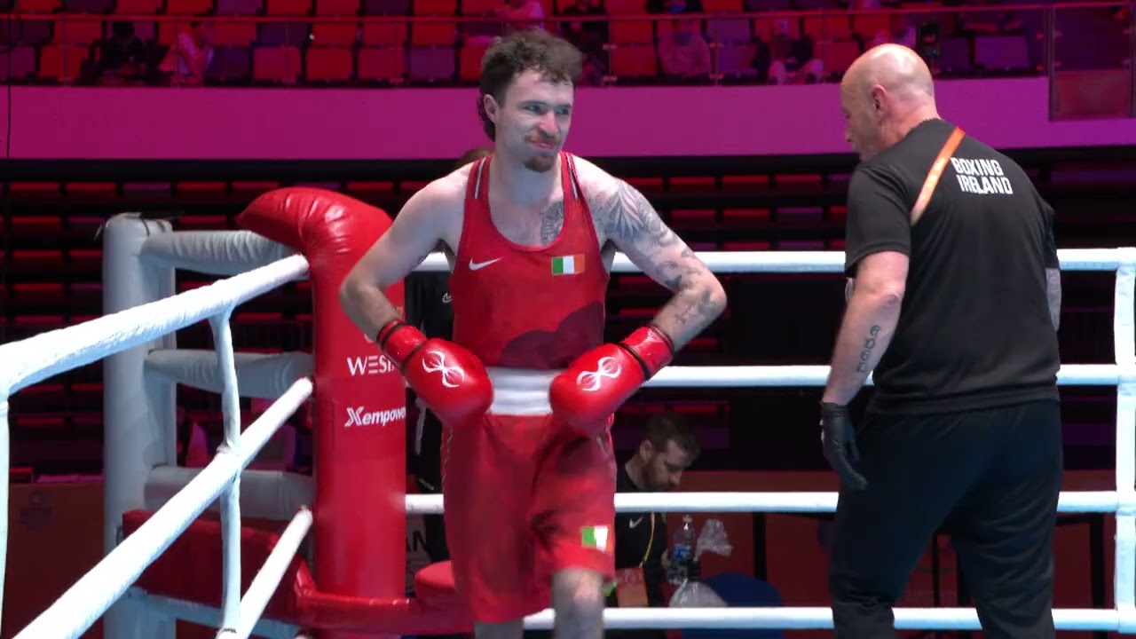 Dean Clancy (IRL) vs. Alexandru Paraschiv (MDA) World Boxing Cup 2026 (65kg) background