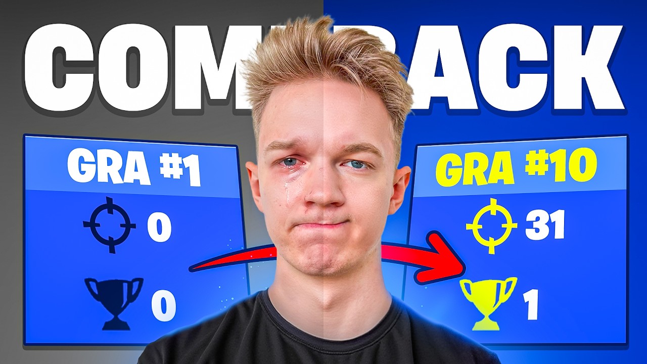 NAJWIĘKSZY COMEBACK NA TURNIEJU w Fortnite background