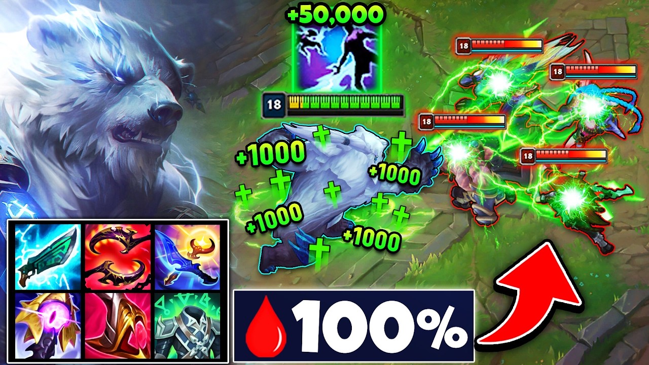 THIS INFINITE HEALING VOLIBEAR BUILD IS HILARIOUSLY BROKEN (100% OMNIVAMP)