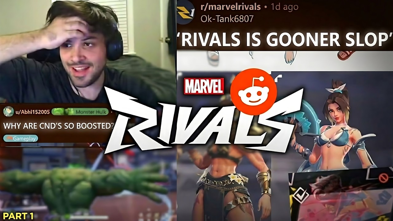 Reacting to the Marvel Rivals Reddit... It's ACTUALLY Insane background