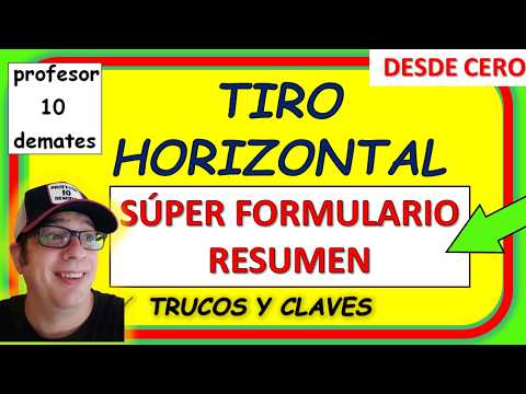 Tiro Horizontal Formulas Trucos y ejercicios resueltos