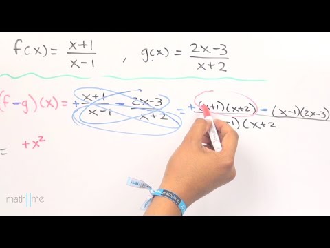 Pre - Cálculo │ 4. Operación con funciones