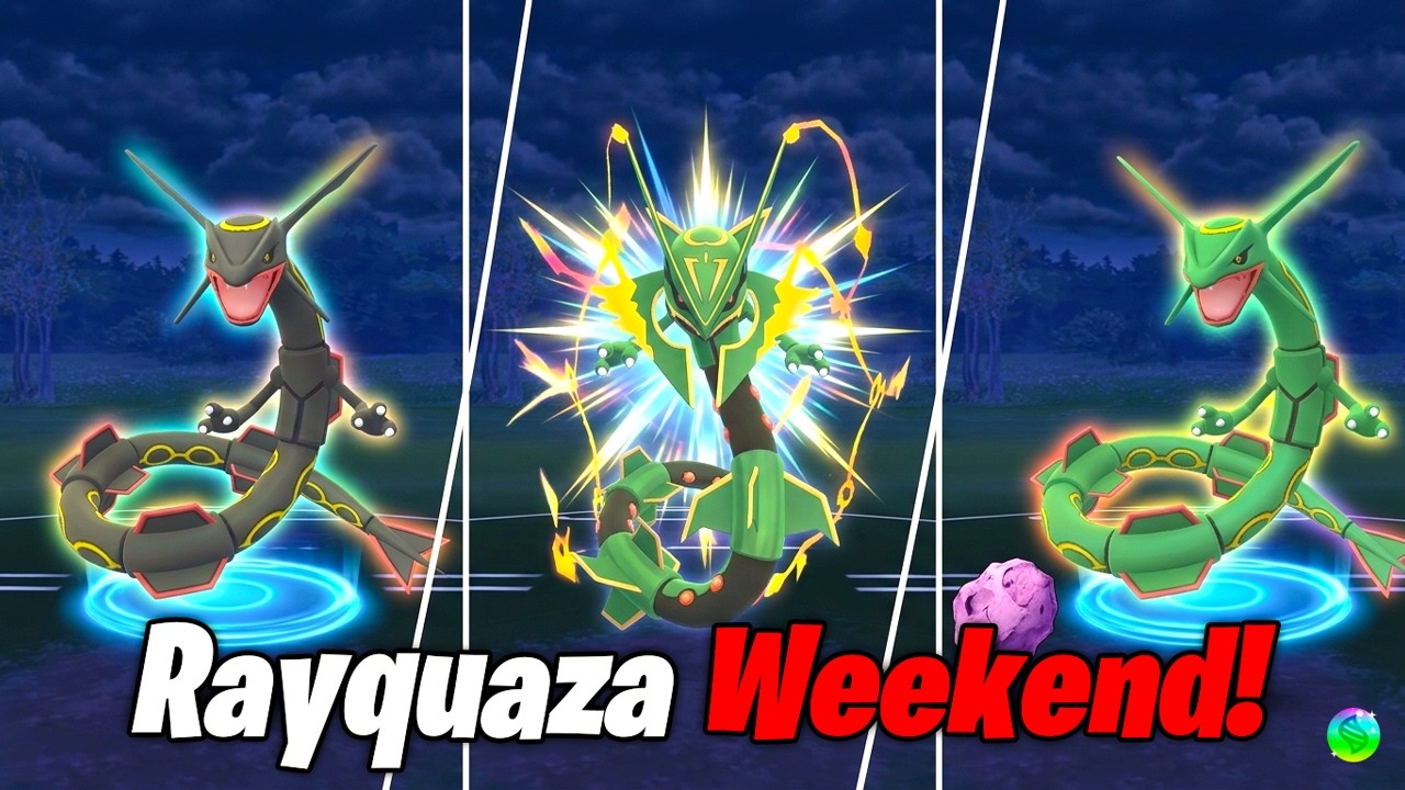 MEGA RAYQUAZA IS COMING BACK TO POKEMON GO! New Raid Weekend / DON'T Miss it! background