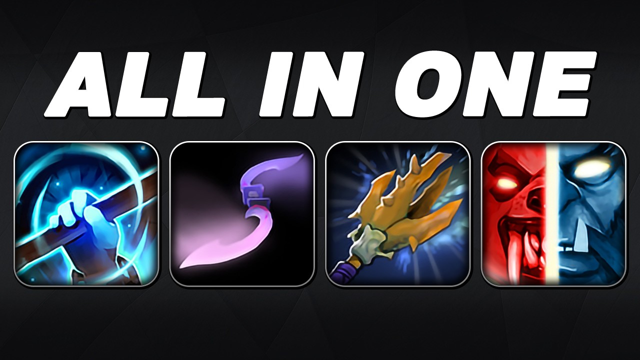 ALL IN ONE Empower + Moon Glaives + Bash + Shapeshift | Dota 2 Ability Draft background