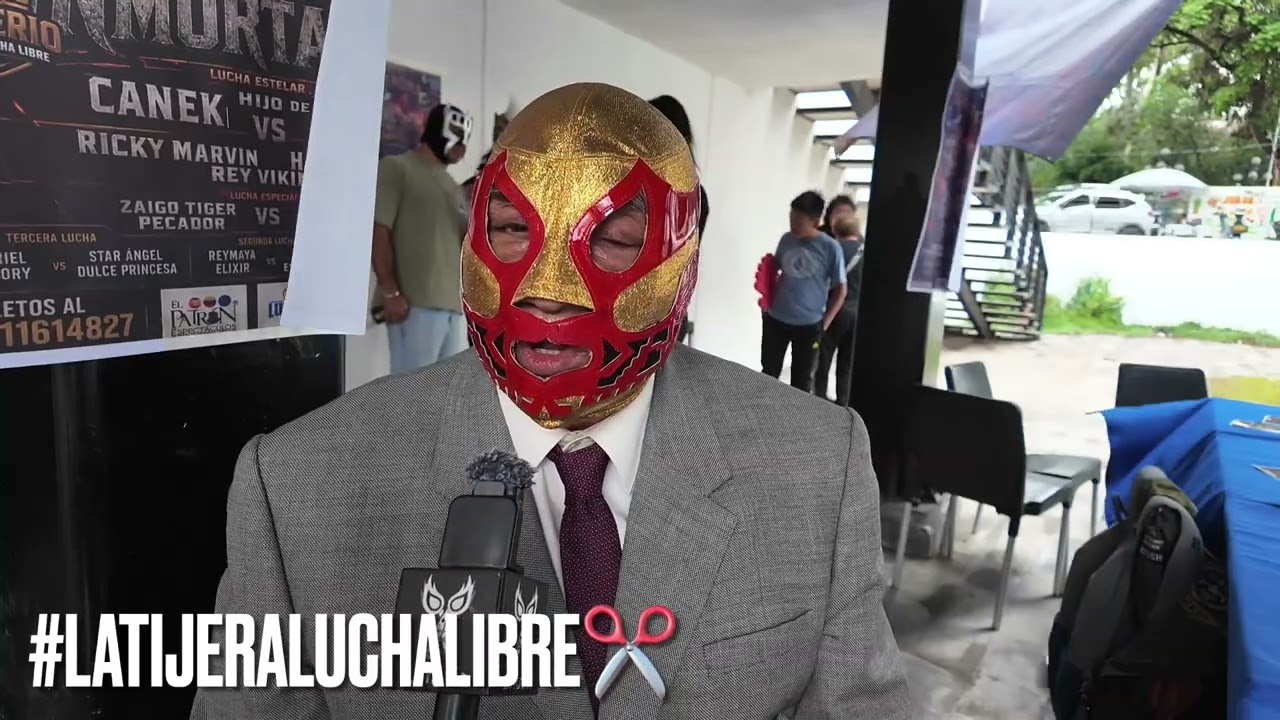Canek: Lucho no por dinero đ°, lo hago por necesidad de mi pĂșblico, no ando cuidando a mis hijos