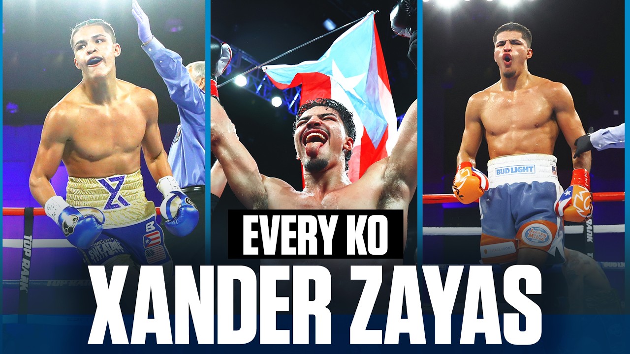 EVERY Xander Zayas Knockout In One Video background