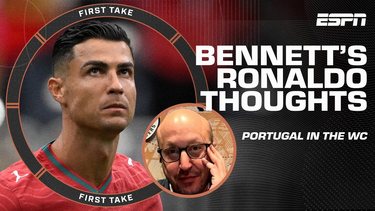 Only way Portugal wins the World Cup is if Ronaldo SITS ON THE BENCH π³ - Roger Bennett | First Take background