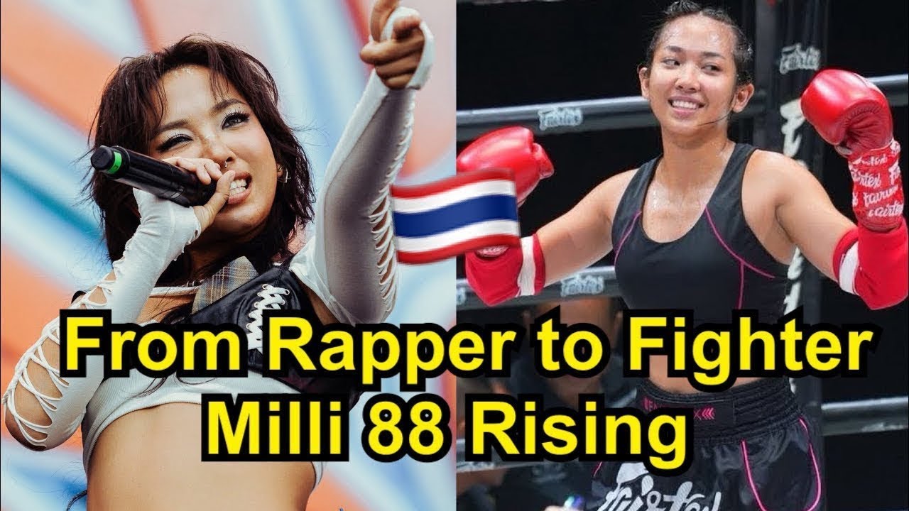 From Rapper to Fighter! Milli 88rising Debut Fight Muaythai in Thailand | Fairtex Fight background