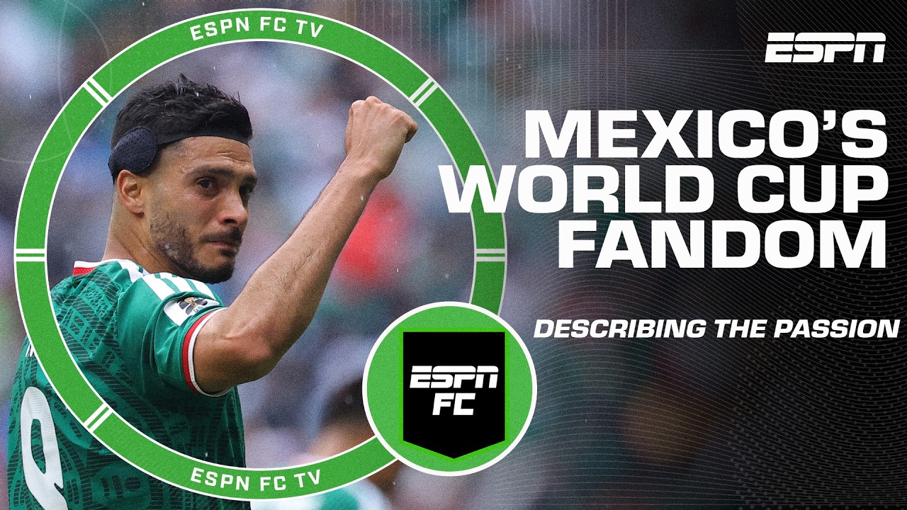 Recognizing the PASSIONATE MEXICO FANS at the World Cup ๐ | ESPN FC