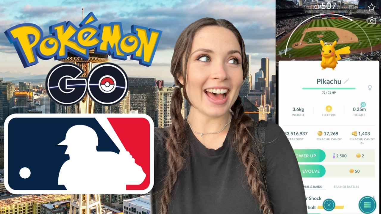 Inside MLB x Pokémon GO Night ⚾ Seattle Mariners Stadium Experience background