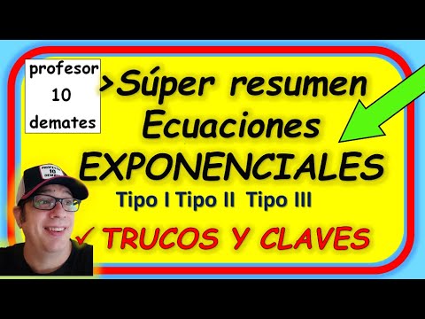 ECUACIONES EXPONENCIALES PASO A PASO 1 bachillerato 4 ESO ejercicios resueltos