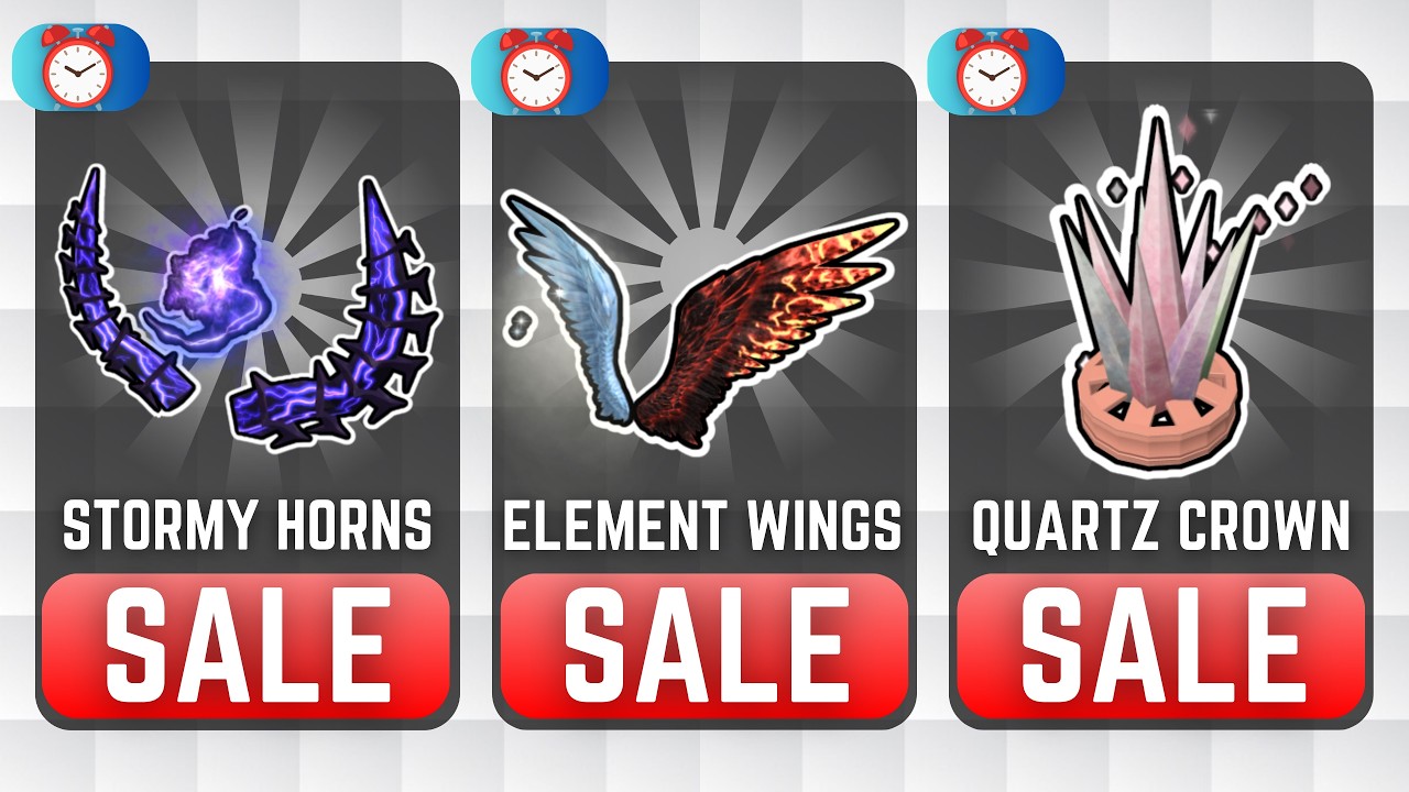 THREE NEW EFFECT ITEMS! - ROBLOX SUMMER SALE! background