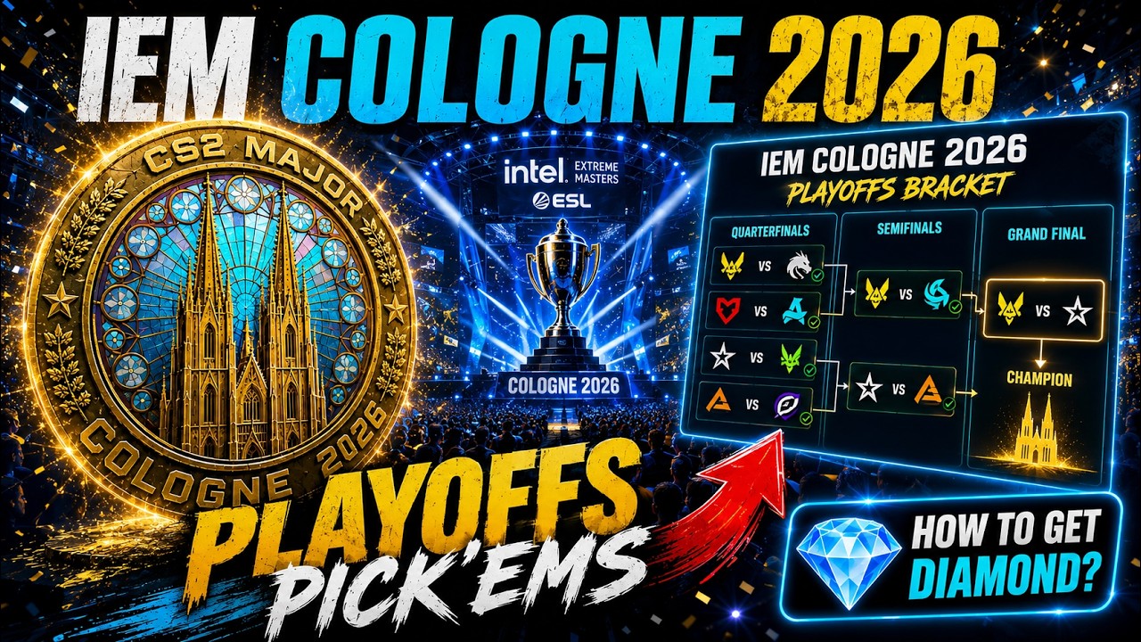 IEM Cologne Major 2026 Playoffs Pick’Em Tipps background