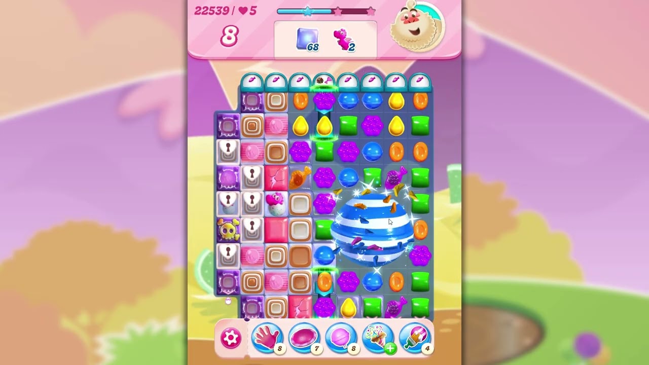 Candy Crush Saga Level 22539 background