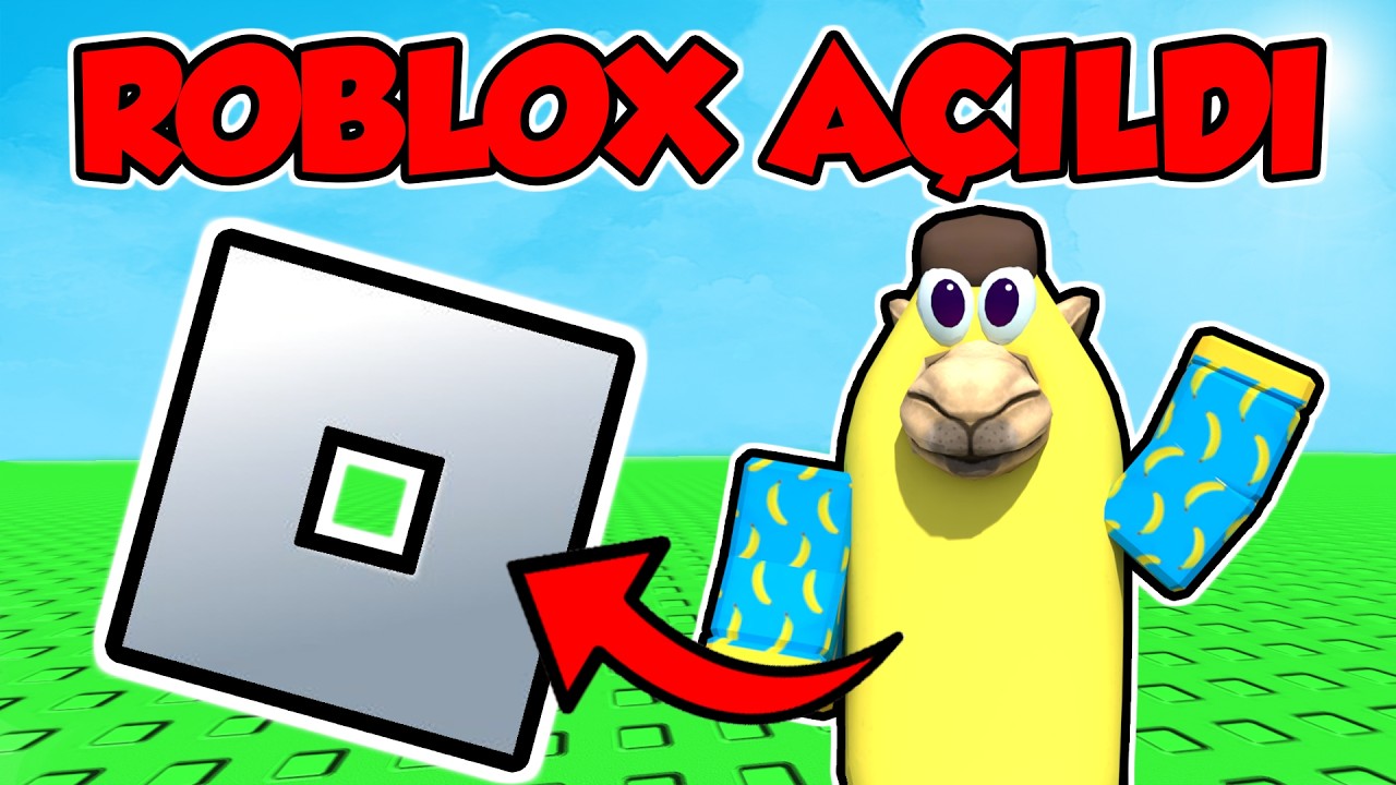 ROBLOX AÇILDI... background