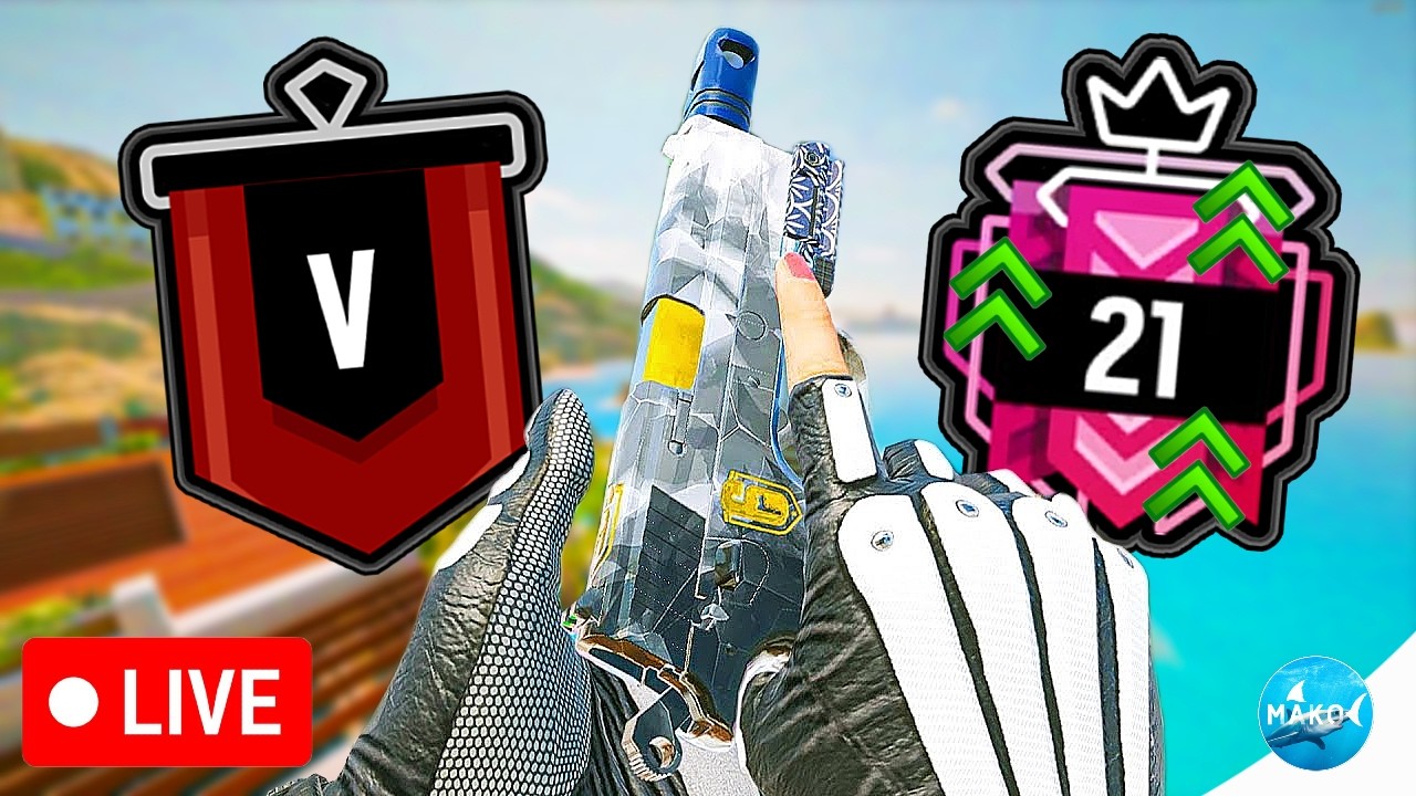 🔴 LIVE | Rainbow Six Siege Road To Champ | BEST PS5/PC Settings & Sensitivities background