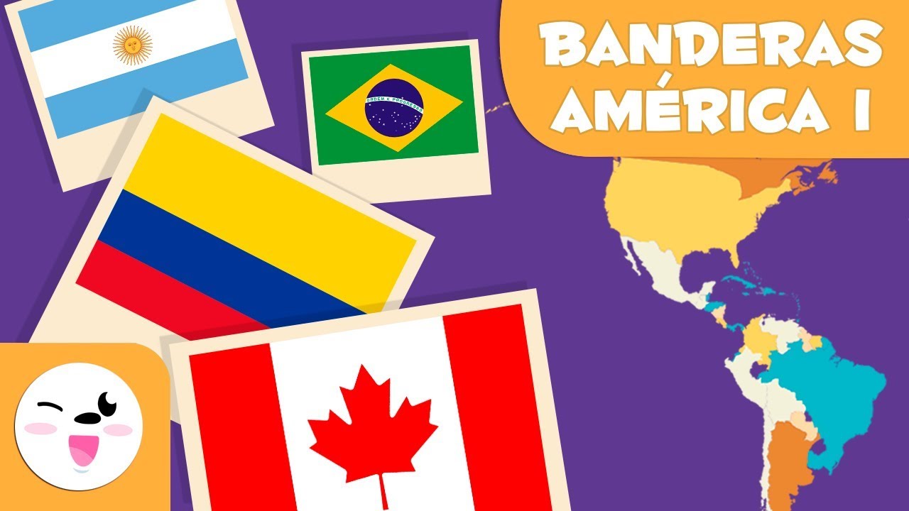Banderas de América - Geografía para niños