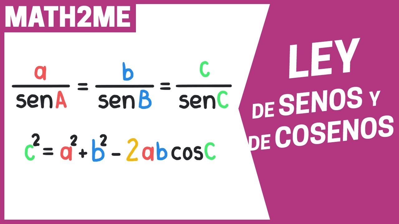 Trigonometría │ 10. Ley de senos y de cosenos