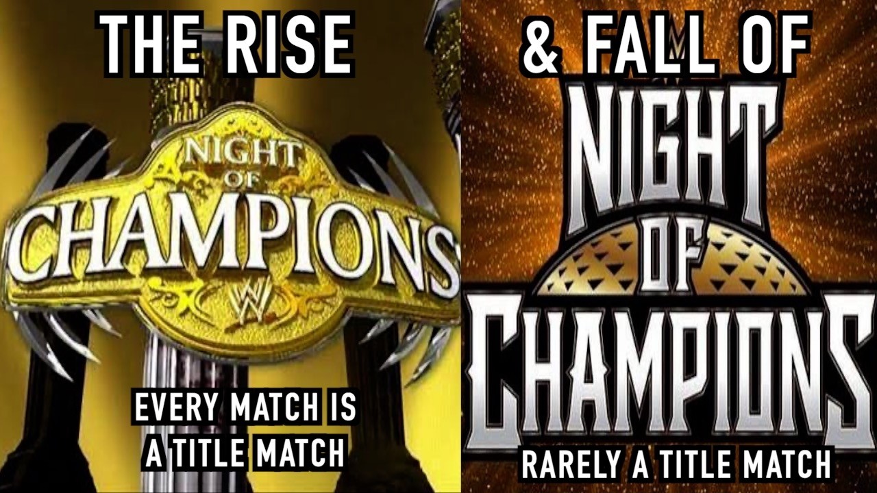 The Rise & Fall Of WWE Night Of Champions background