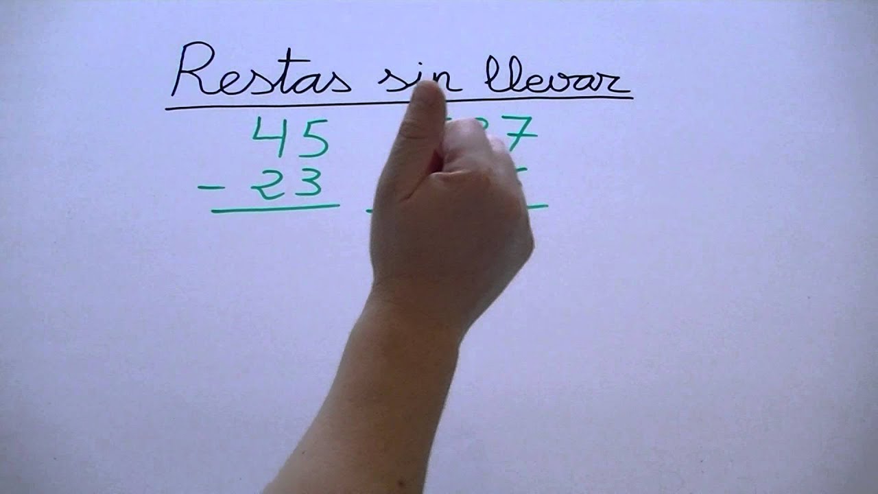Aprender a restar