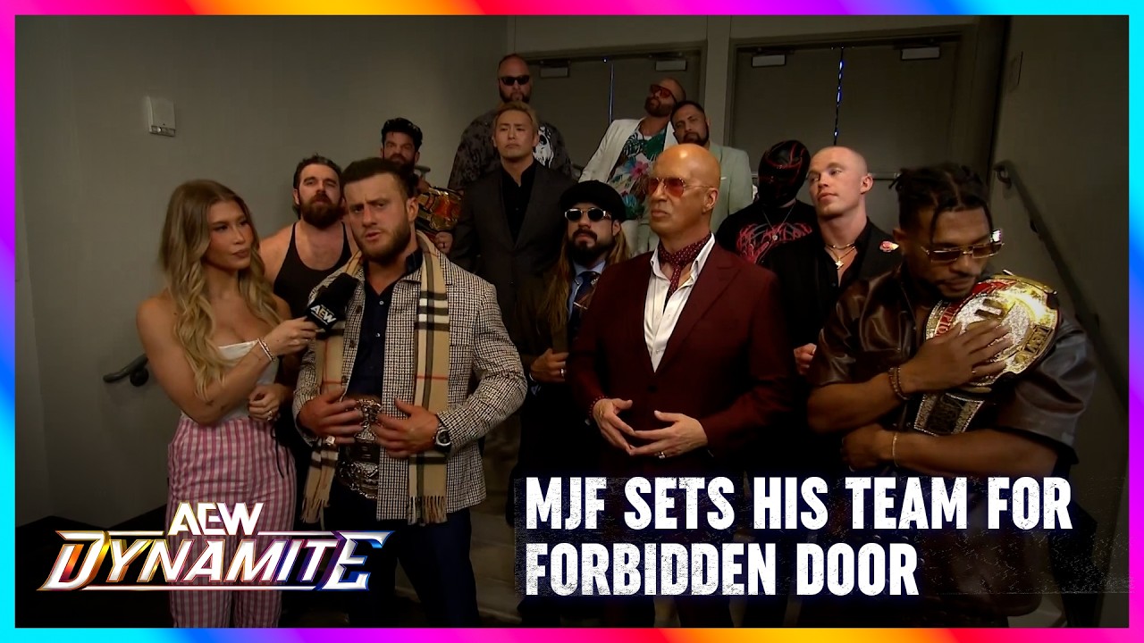 "How You Know?" Andrade Objects as MJF and Don Callis Set Team For Forbidden Door | AEW Dynamite background
