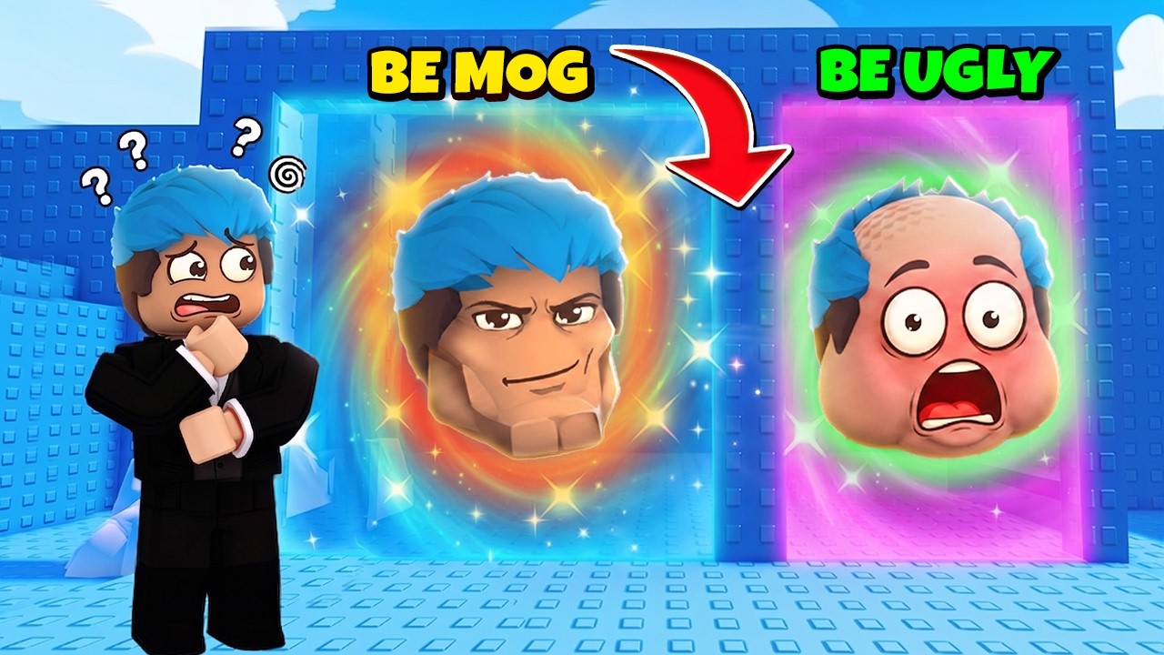 PANGET TO PINAKA POGI +9999 AURA | Roblox | Would You Rather Mog Tower background