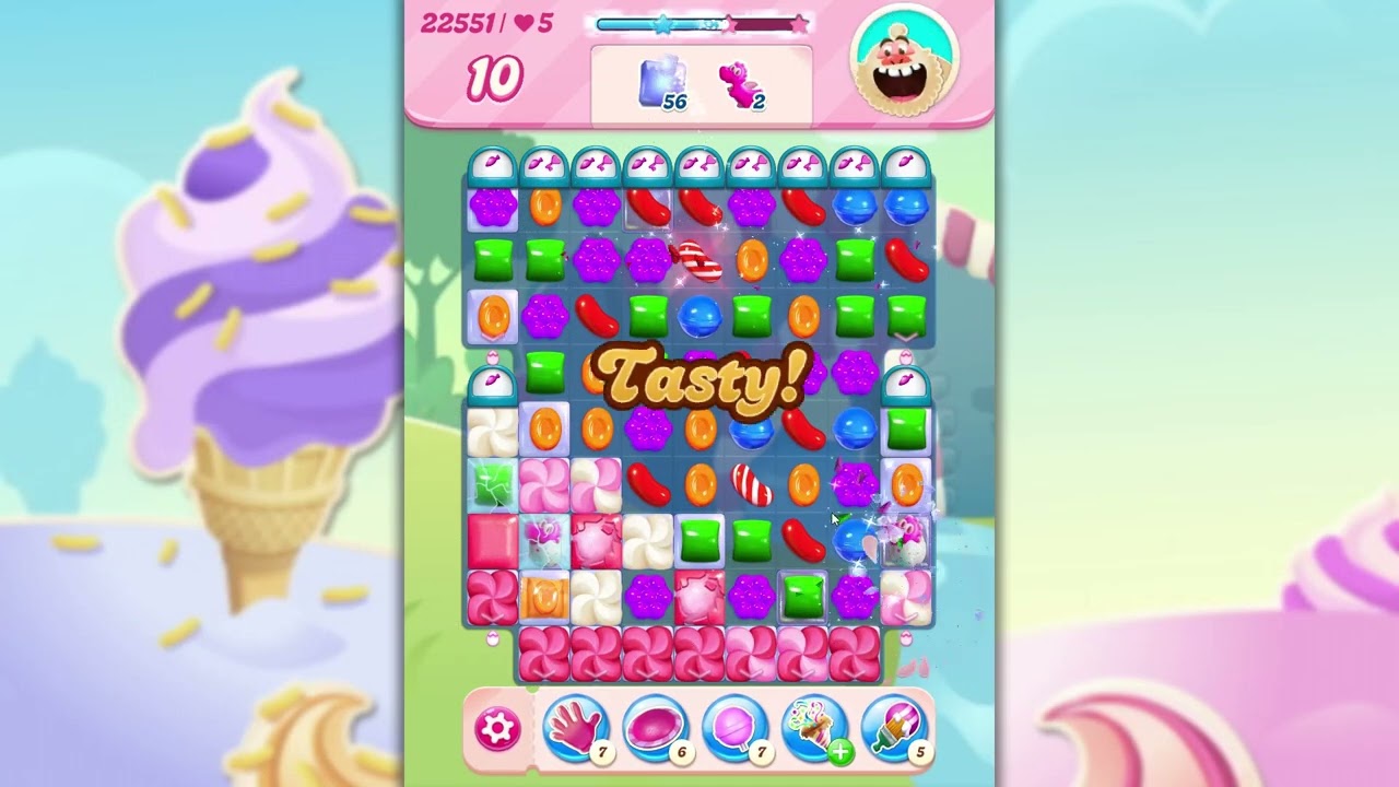 Candy Crush Saga Level 22551 background