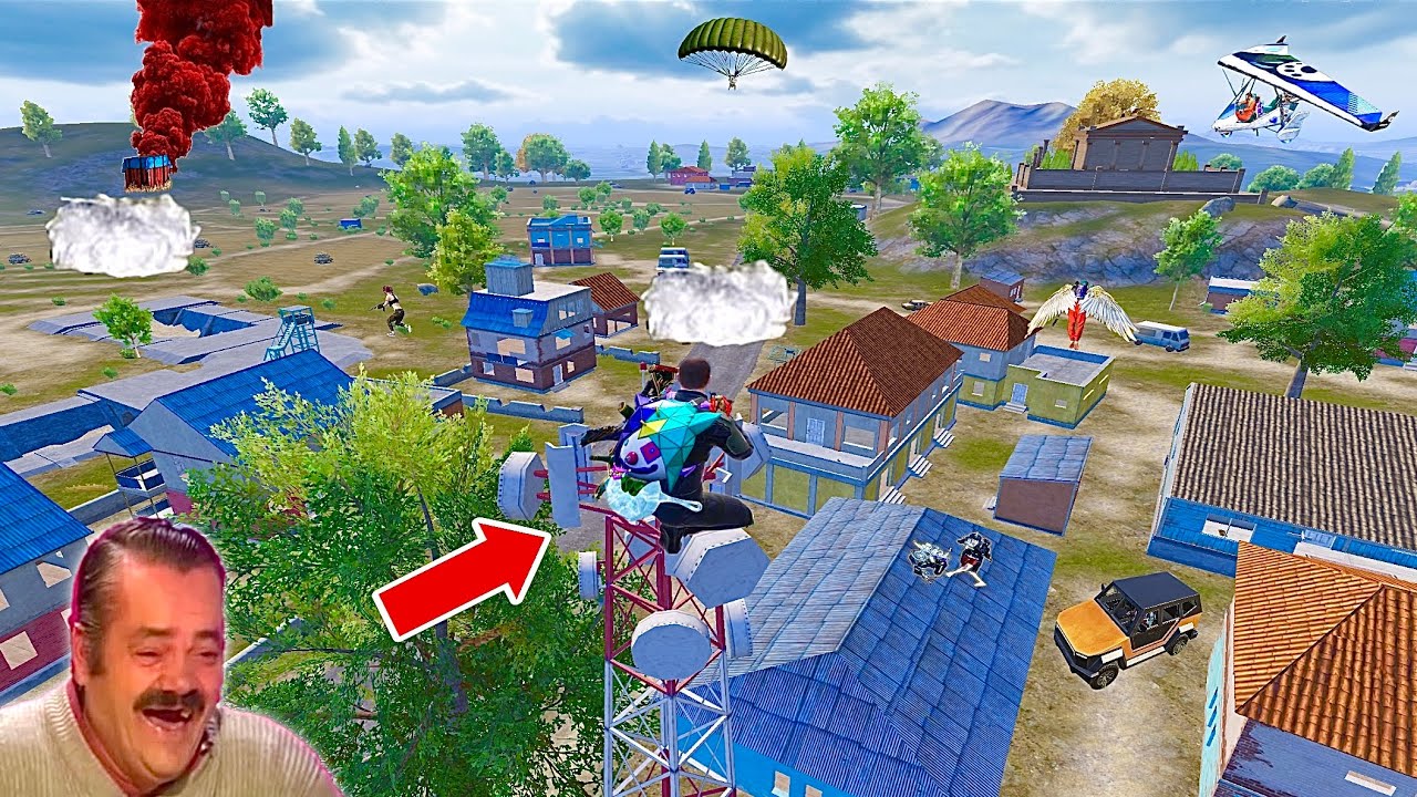 Tower Camper 999++ IQ ЁЯШ▒ PUBG MOBILE Funny Moments ЁЯШВ background