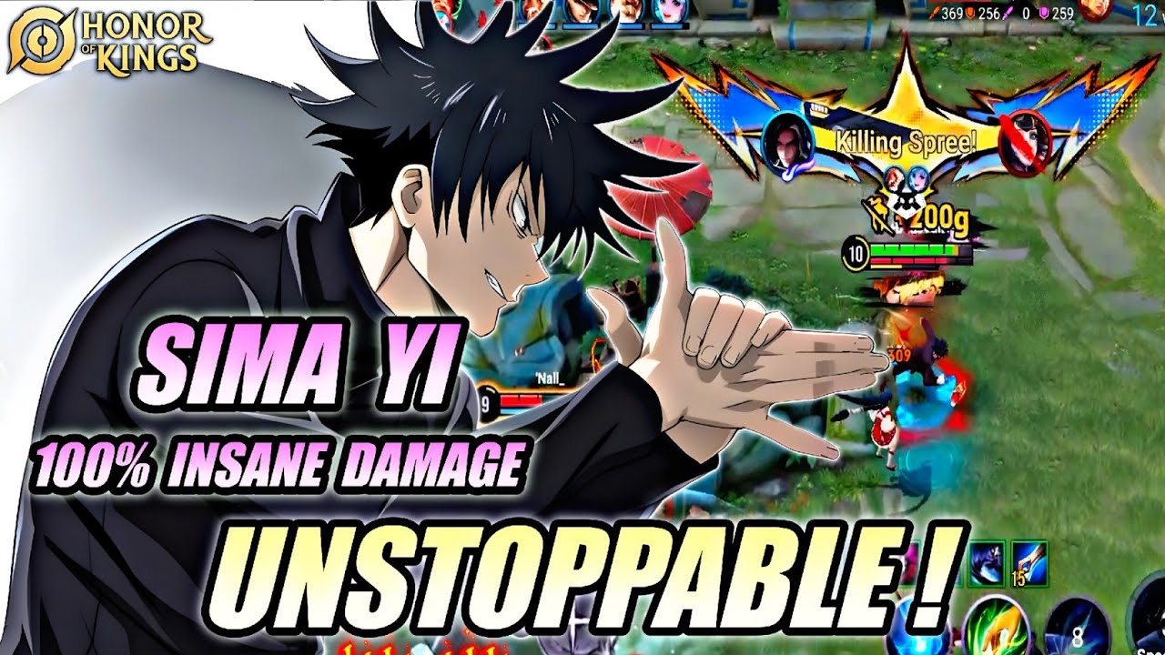Sima Yi OVER POWER ЁЯФе Top Hero Jungle - pro Technique Gameplay 100% UNSTOPPABLE! | Honor Of Kings background