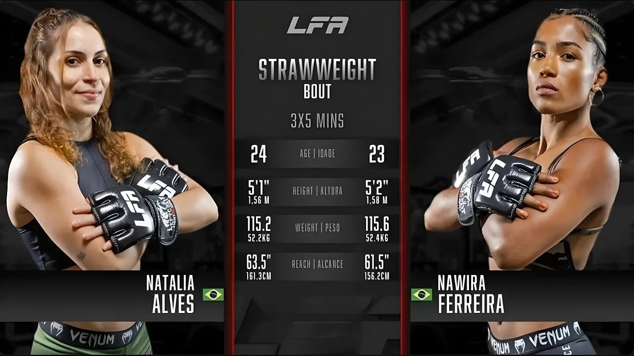 Natalia Alves vs Nawira Ferreira | LFA Fights | Full Fight 2026-06-19 07:22